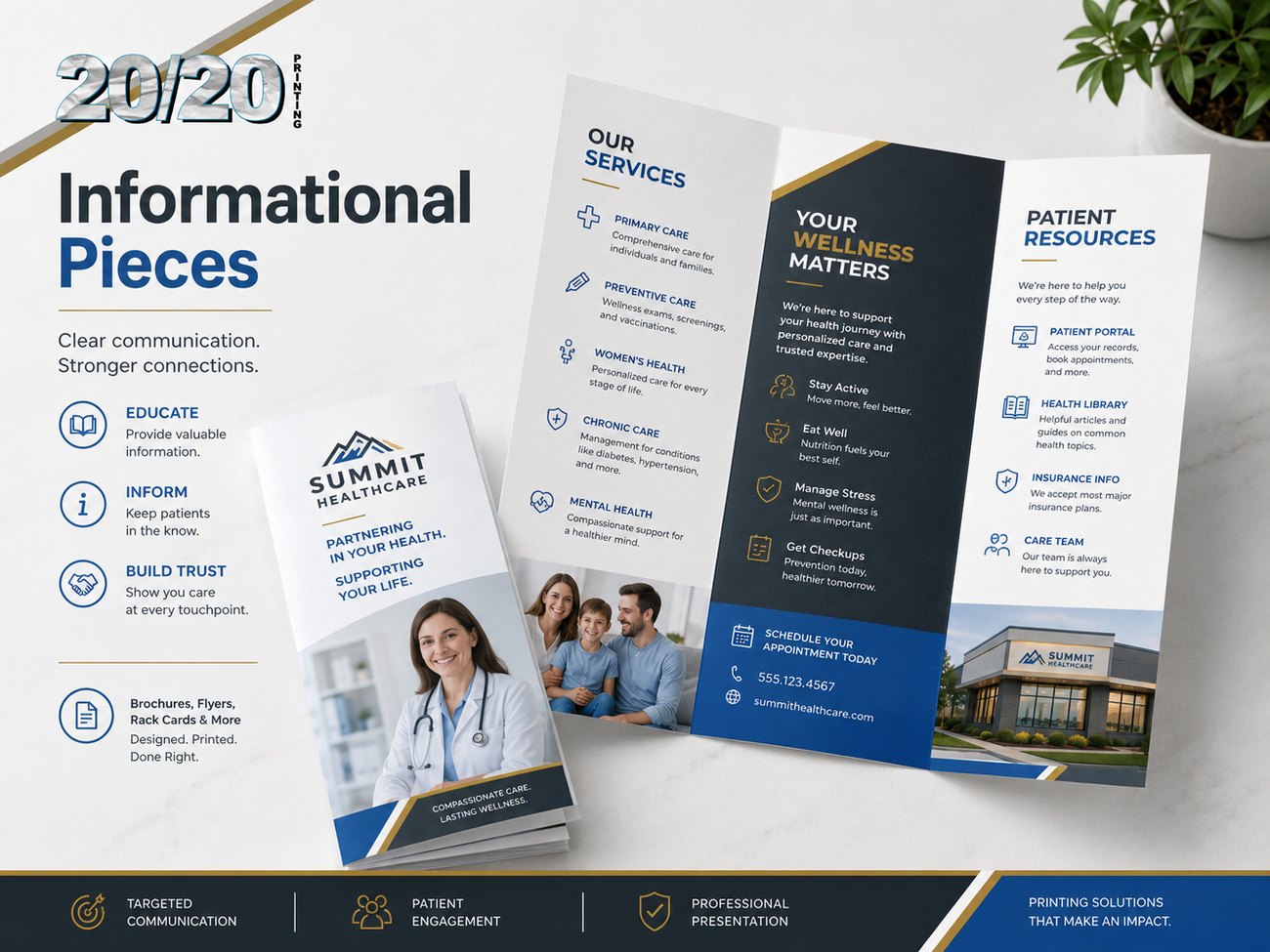 Digital print sample: Informational Pieces for Medical & Healthcare